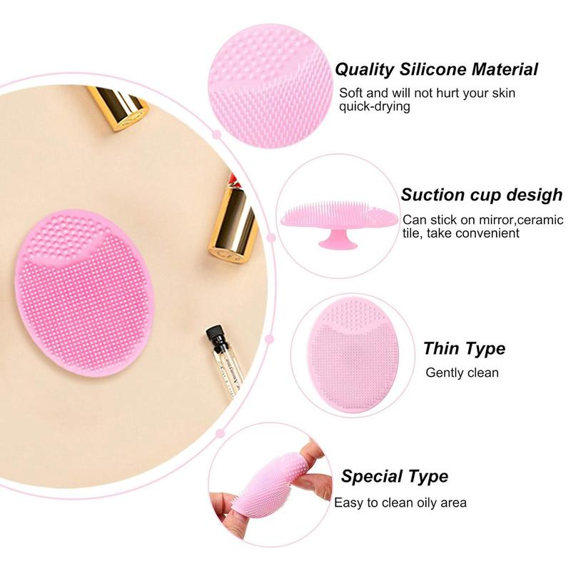 Reusable Skin Care Tools, Ice Roller & Silicone Face Scrubber Brush & Stainless Steel Gua Sha Board, Beauty Summer Gift for Women & Men, Ice Face Roller Ice Roller for Face, Skincare Products