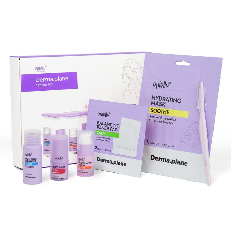 Dermaplane Starter Kit | Painless & Smooth Exfoliation | Safe Facial Renewal System