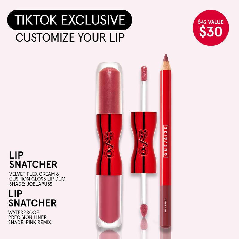 Givin' Lip Duo Value Set – Lip Snatcher Hydrating Lipstick & Gloss Duo + Waterproof Precision Lip Liner for Bold Lips | Lip Set