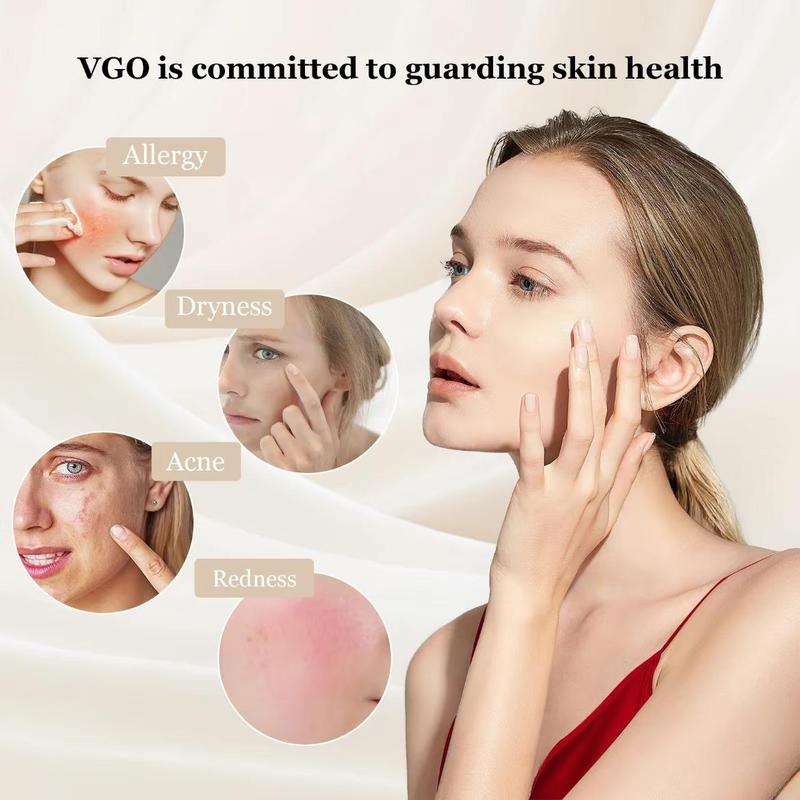 VGO Skincare Set - Vitamin C Serum, Moisturizer & Cleanser - Boost Radiance, Hydrates & Repairs   Comfort repair set facial care Cleansing Acne