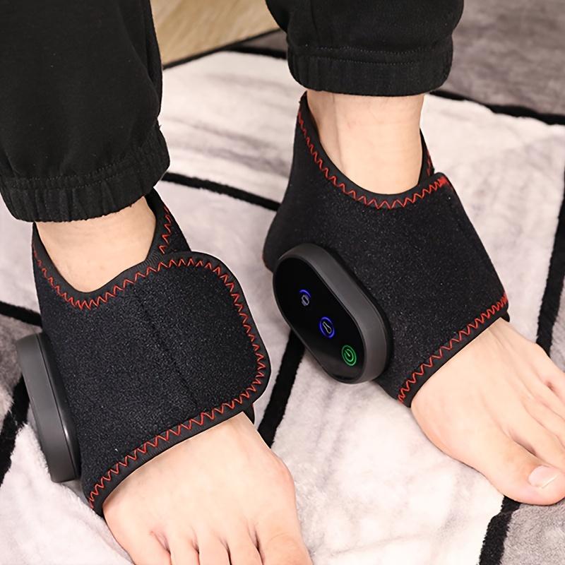 Electric Foot Warmer Massager - Heated Guard Legs Joint Heat Compress for Men and Women with Foot Massage Function