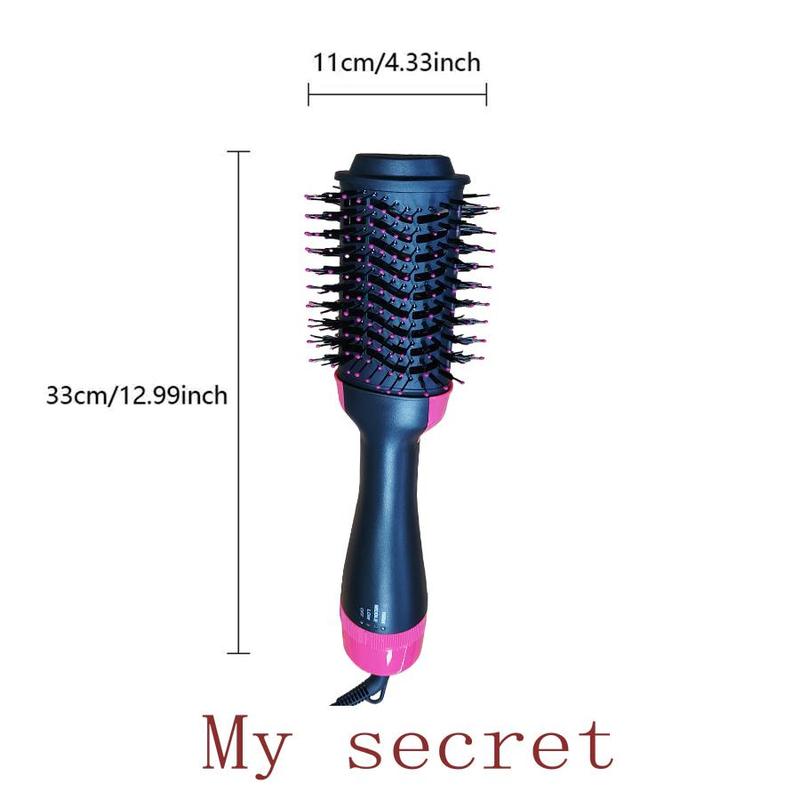 3-speed Temperature Adjustable Hair Dryer Brush, Multifunctional Electric Hair Dryer Brush, Hair Styling Tool for Straight and Curly Hair, Christmas Gift