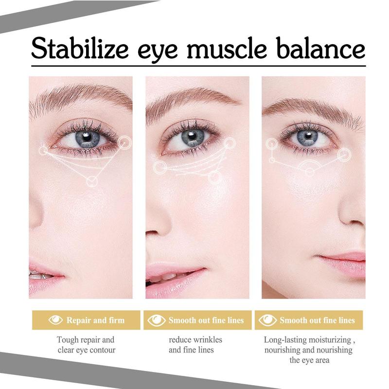 Snail Peptide Eye Cream, Moisturizing Tighten and Lift Eye Cream, Hydrating Smoothing Eye Cream, Suitable for Different Skin Types