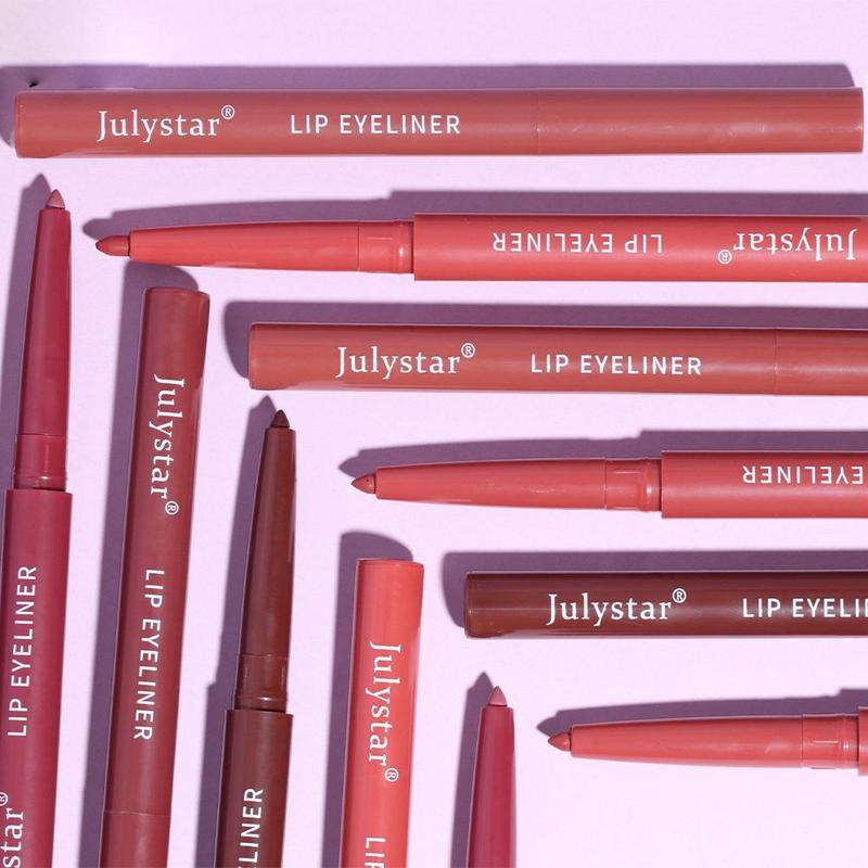 6-color Smooth Lip Liner, 6pcs set Waterproof Long-lasting Lipstick Pen, Multifunctional Lip Makeup Pencils for Daily Use