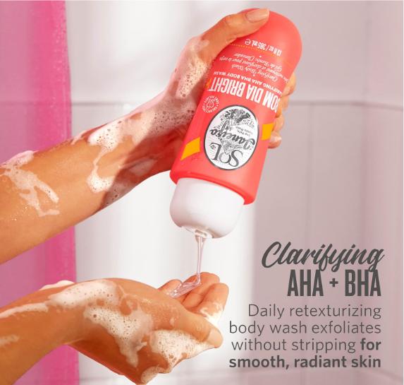 Sol de Janeiro Bom Dia Bright Body Wash - Floral Scented Cleanser - Body Care