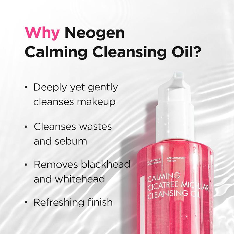 NEOGEN Calming Cleansing Oil Cica Tree Micellar 10.14Fl.Oz(300ml) - Cleansing oil for   Korean  Care K-Beauty