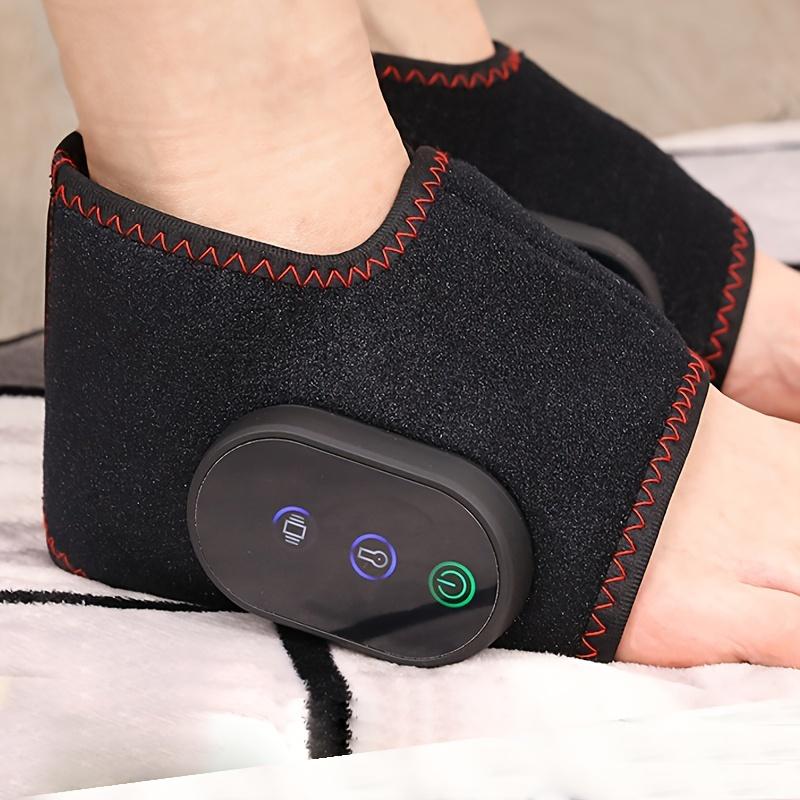 Electric Foot Warmer Massager - Heated Guard Legs Joint Heat Compress for Men and Women with Foot Massage Function