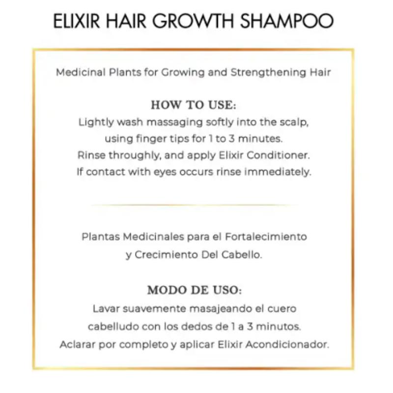 Coco March Elixir Shampoo Hair Growth, Plant-Based, Chemical Free, 16.9 fl oz Cleansing Conditioner Cleansing Conditioner