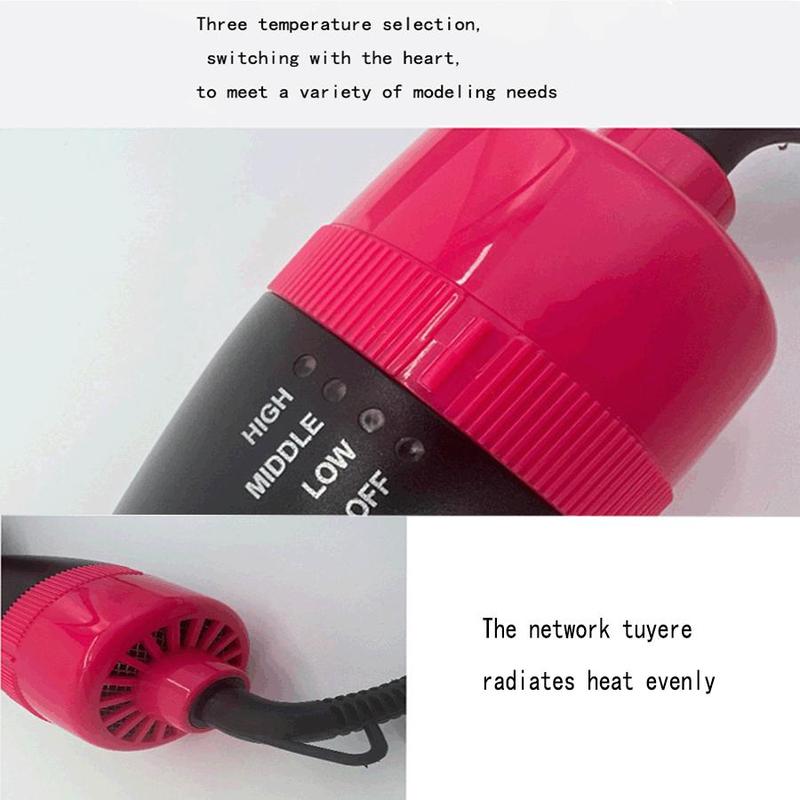 3-speed Temperature Adjustable Hair Dryer Brush, Multifunctional Electric Hair Dryer Brush, Hair Styling Tool for Straight and Curly Hair, Christmas Gift