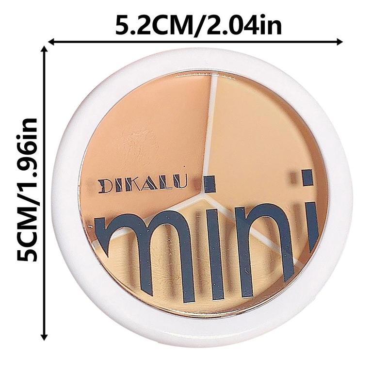 3 Color Concealer, Long Lasting Full Coverage Flawless Makeup Concealer, Lightweight Concealer Cream, Cosmetic Supplies, Makeup Palette, Makeup Products