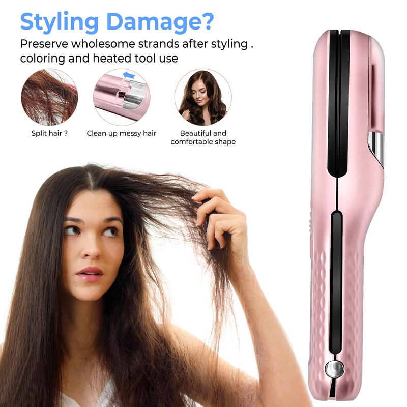 Multifunctional Hair Clipper, USB Charging Portable Hair Trimmer with Straightening Function, Automatic Hair Clipper for Home Travel Personal Use, Hair Clippers