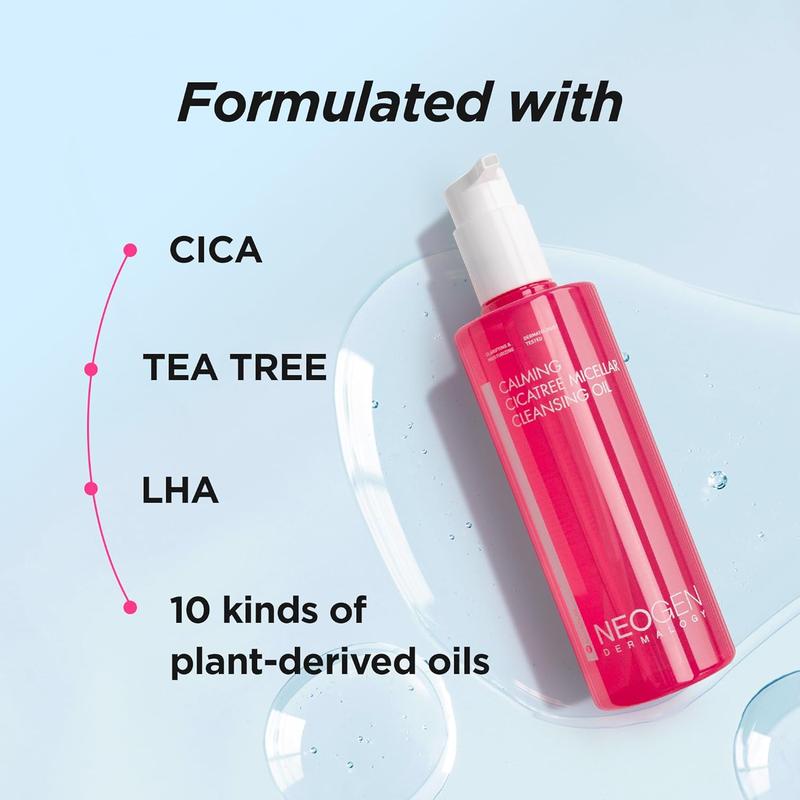 NEOGEN Calming Cleansing Oil Cica Tree Micellar 10.14Fl.Oz(300ml) - Cleansing oil for   Korean  Care K-Beauty