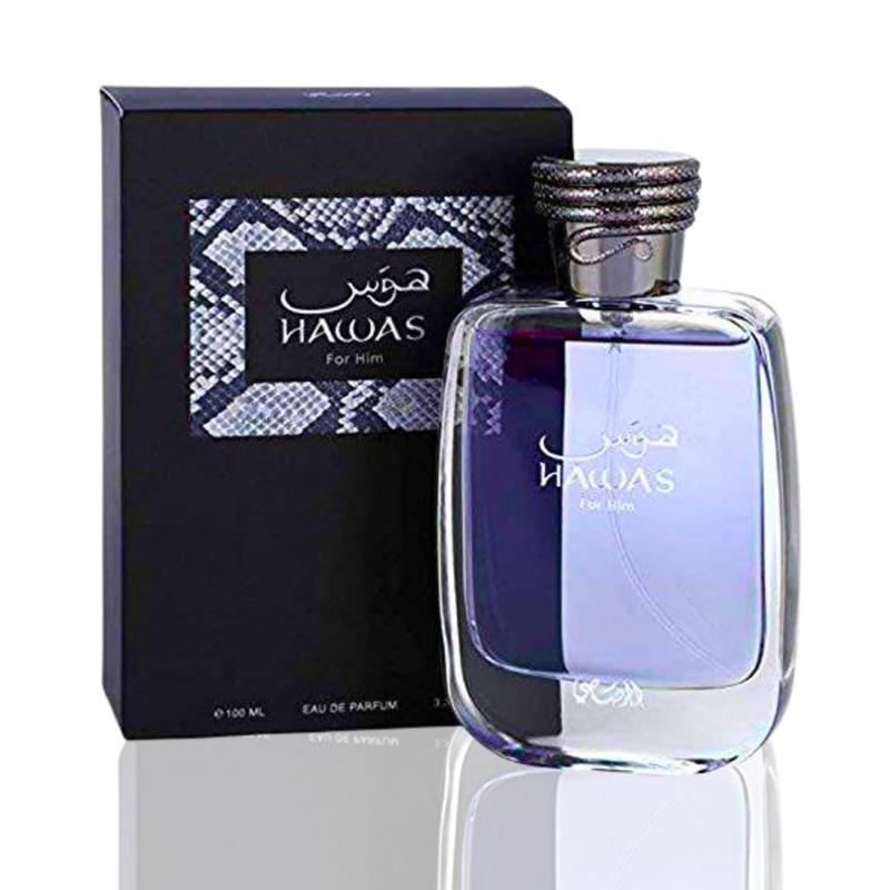 Hawas Perfume by Rasasi 3.4oz (100ml) Eau de Parfum EDP For Men Floral Fragrance