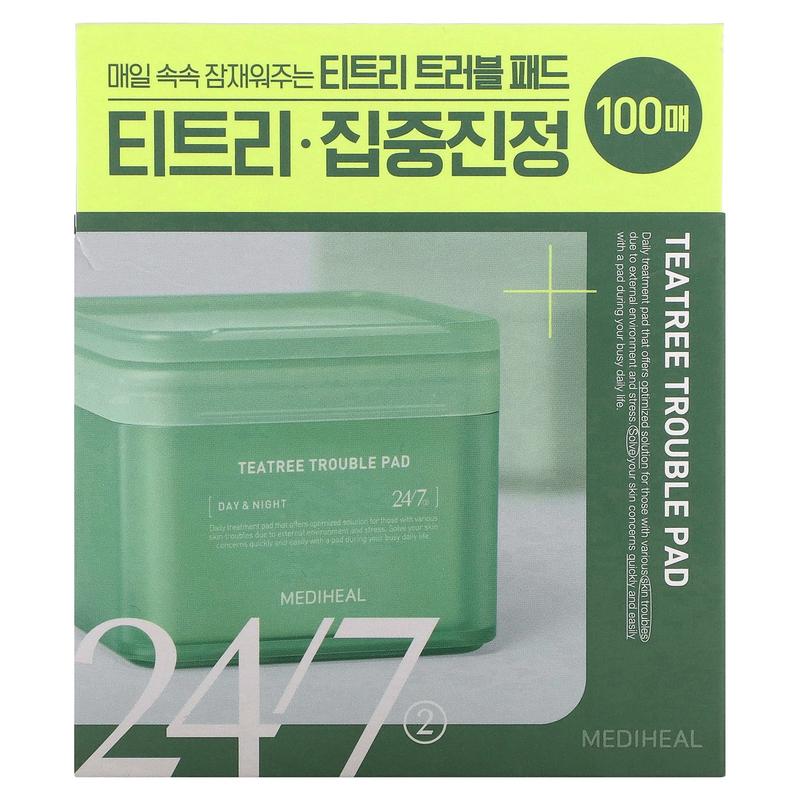 MEDIHEAL Tea Tree Trouble Pad, 100 Pads, 5.74 fl oz (170 ml)