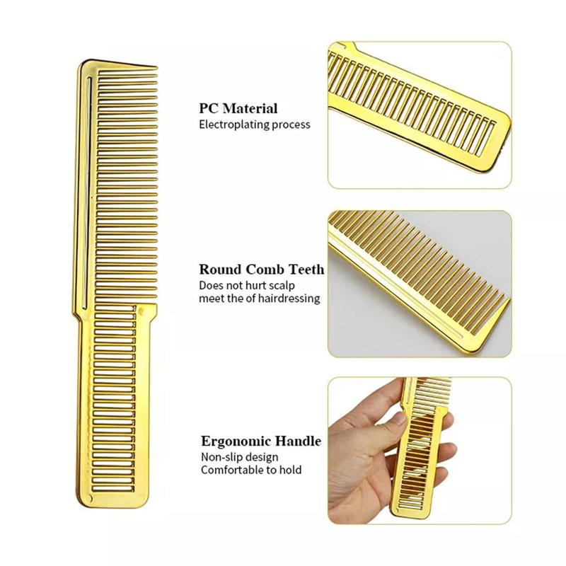 3pcs Hair Styling Comb Set, Wet And Dry Hair Comb, Professional Home And Salon Heatless Styling Tools Hairdressing Comb for Men And Women