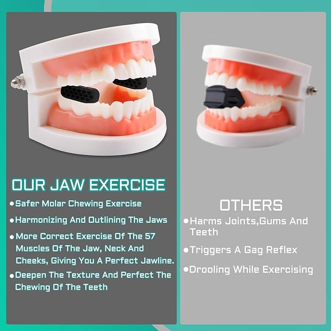 Jawline Exerciser And  Respiratory Trainer Exerciser For Men & Women - Powerful Jaw Trainer - Different Resistance Levels christmas 2024 ornaments