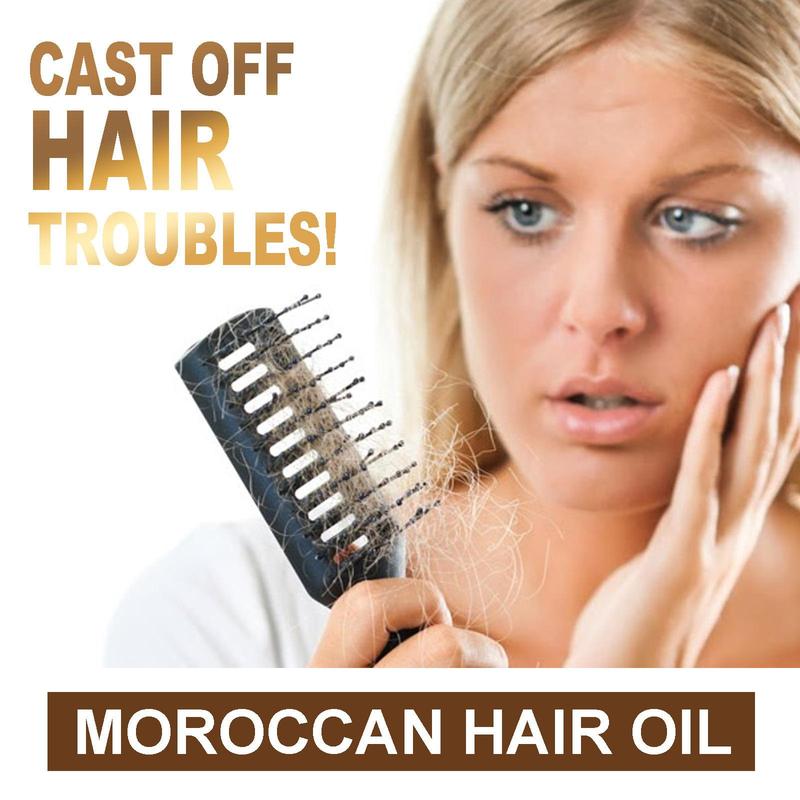 Moroccan Hair Oil, 2 Counts set Hair Care Oil for Dry & Frizzy Hair, Non-greasy Hair Care & Styling Product for Women & Men