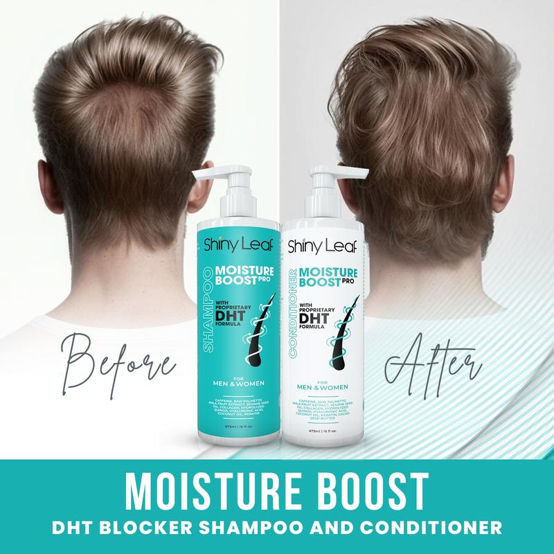 Moisture Boost Pro Shampoo and Conditioner with Proprietary DHT Formula Hydrating Moisturizing Haircare Hyaluronic any Hyaluronic Acid Comfort