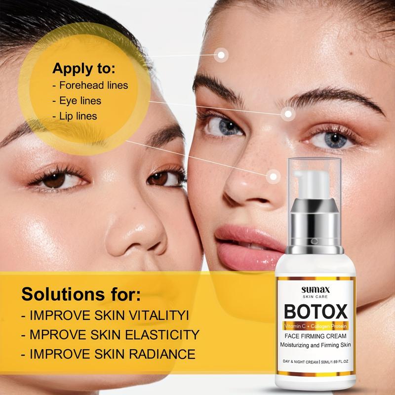 2 bottles of botulinum toxin facial tightening cream, containing collagen and vitamin C acid Skincare Lotion Skin Repair