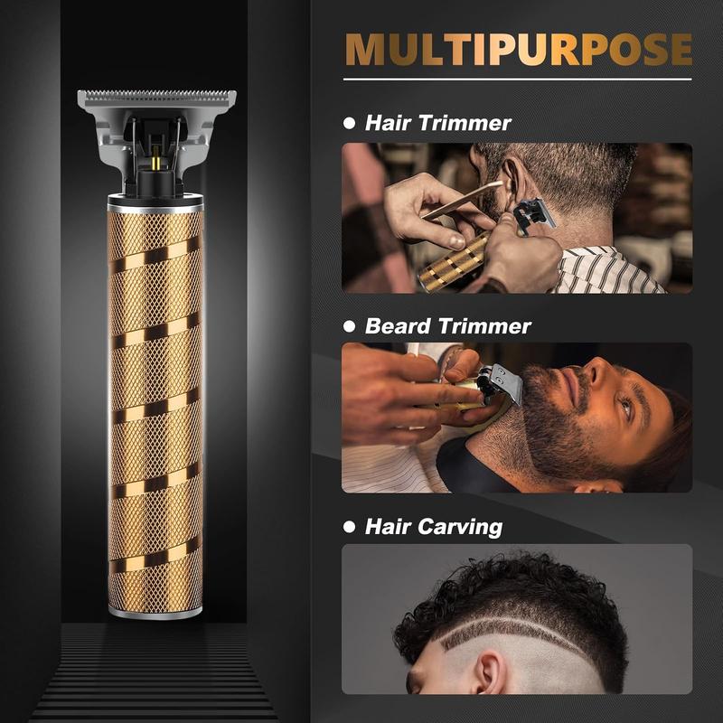 Hair Trimmer & Beard Trimmer for Men Professional, Electric Razor Shavers for Men, Zero Gapped T Blade Edgers Liners, Barber Clippers for Hair Cutting Mustache Facial, Mens Gifts