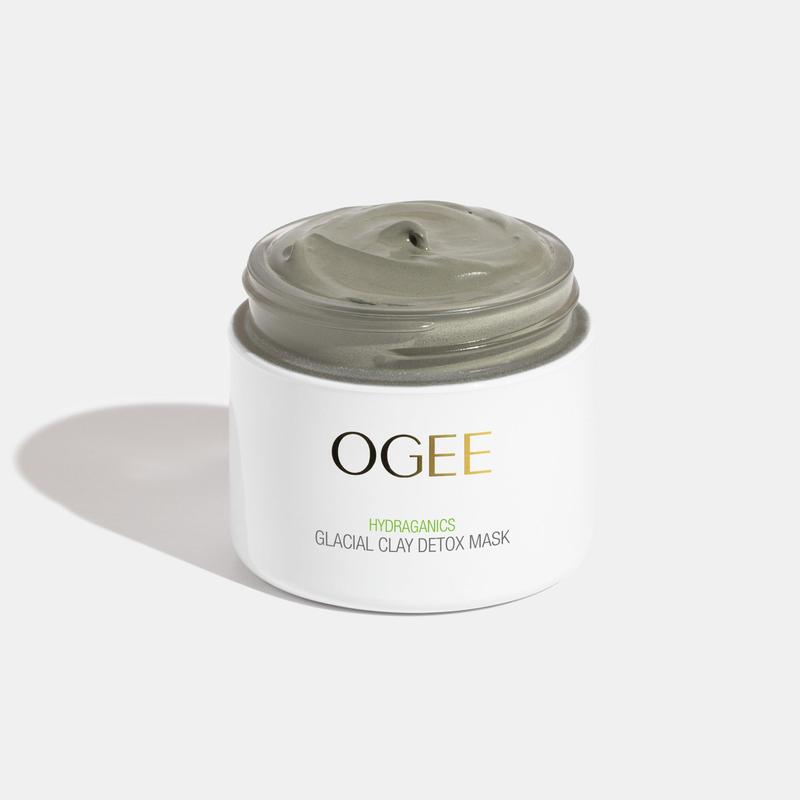 Glacial Clay Detox Mask by Ogee - 90 ml, Organic, Soothing, Gentle