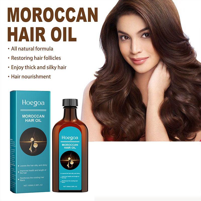 Moroccan Hair Oil, 2 Counts set Hair Care Oil for Dry & Frizzy Hair, Non-greasy Hair Care & Styling Product for Women & Men