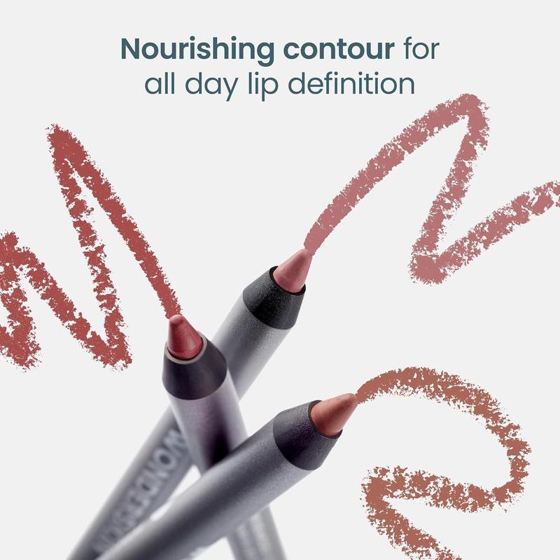 Lip liner pencil-360 CONTOUR lipliner, long lasting, sharpenable lip pencil, waterproof and transfer-proof nude lip liner (blush)