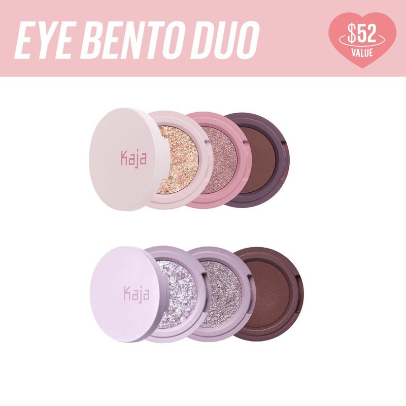 KAJA - Eye Bento Duo | Stacked Eyeshadow Trio Bundle Makeup Cosmetic Makeup Cosmetic