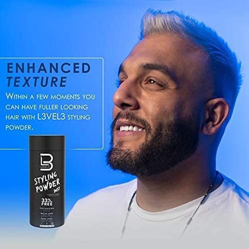 L3 Level 3 after Shave Spray Cologne - Softens Skin - Refreshes and Relieves Face and Skin - Styling Powder Included (Rose) L3