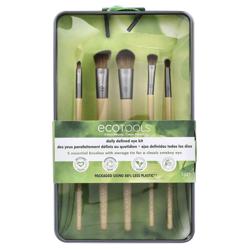 EcoTools Daily Defined Eye Kit, 5 Piece Set & Storage Tin