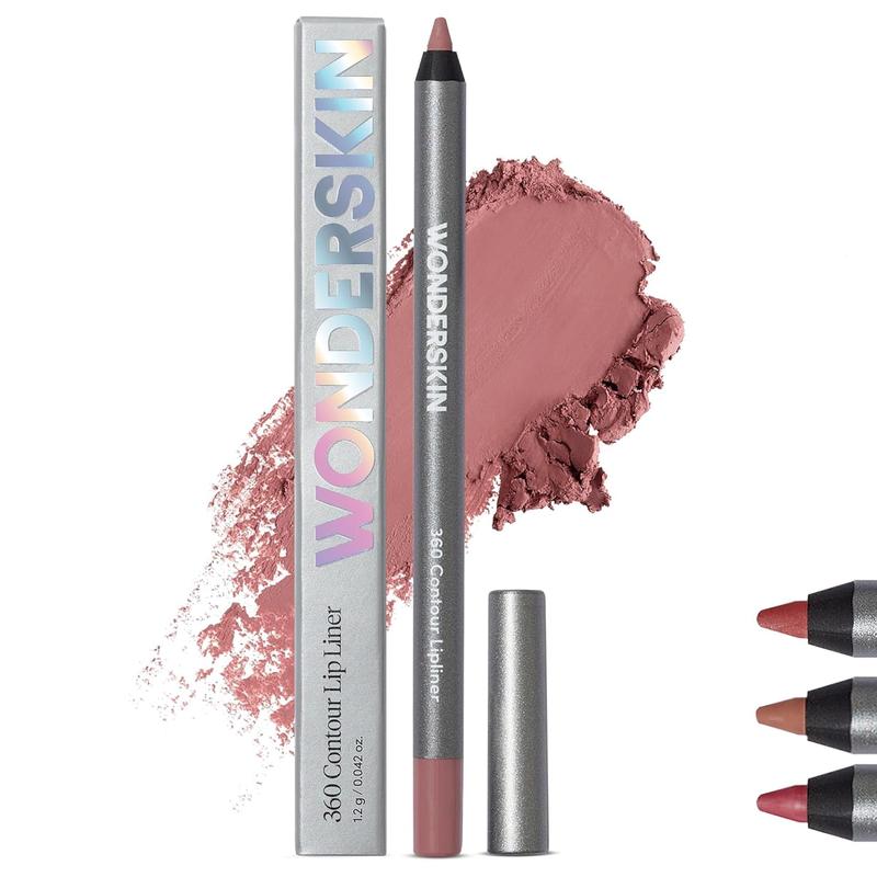 Lip liner pencil-360 CONTOUR lipliner, long lasting, sharpenable lip pencil, waterproof and transfer-proof nude lip liner (blush)