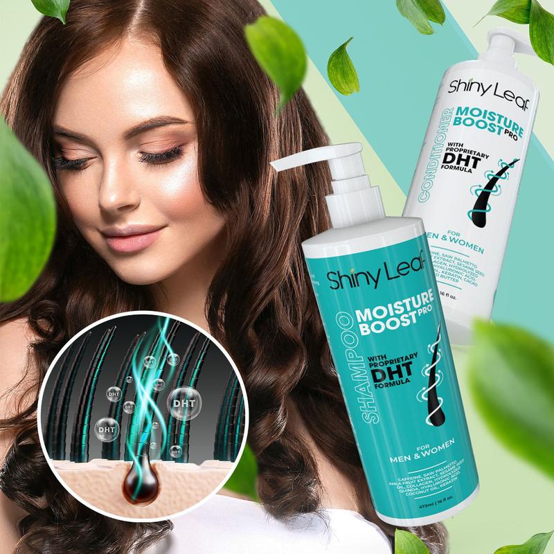 Moisture Boost Pro Shampoo and Conditioner with Proprietary DHT Formula Hydrating Moisturizing Haircare Hyaluronic any Hyaluronic Acid Comfort