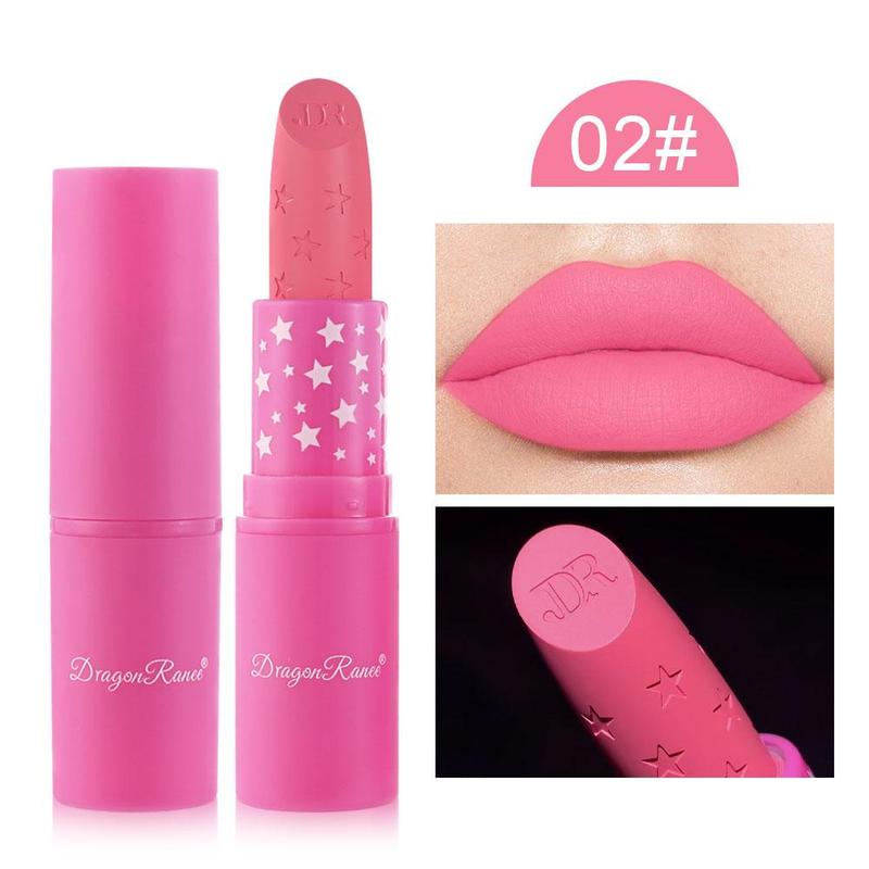 Matte Lipstick (1 Box), Waterproof Matte Lip Balm, Long Lasting Easy Coloring Lip Sticks, Suitable for All Occasions Lip Makeup, Girls and Women Makeup Accessories