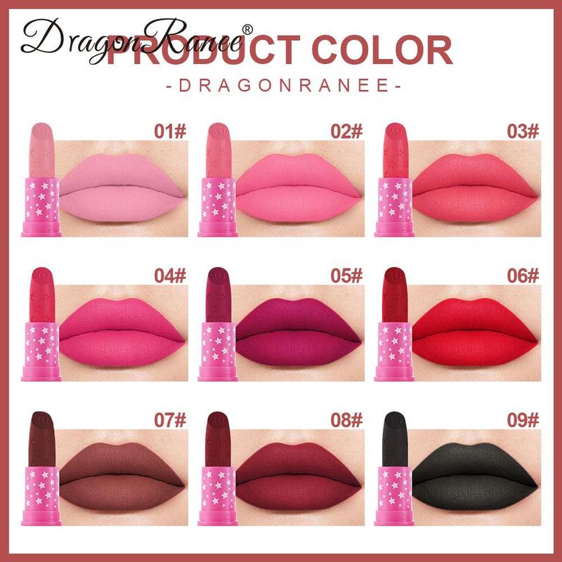 Matte Lipstick (1 Box), Waterproof Matte Lip Balm, Long Lasting Easy Coloring Lip Sticks, Suitable for All Occasions Lip Makeup, Girls and Women Makeup Accessories