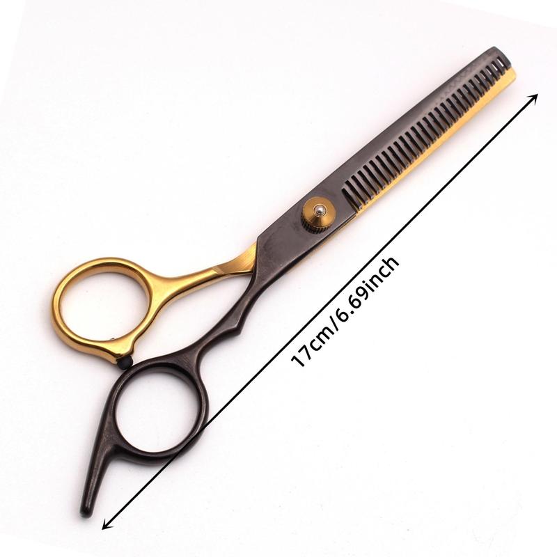 Hair Cutting Scissors Set, 1 Set Hairdressing Styling Tool, Professional Hair Cutting Set for Salon & Barber Shop, Heatless Haircare Tools, Summer Gift, Cruel Summer, Hair Styling Tools, Hair Accessories