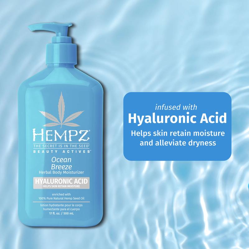 Beauty Actives Ocean Breeze Herbal Body Moisturizer with Hyaluronic Acid