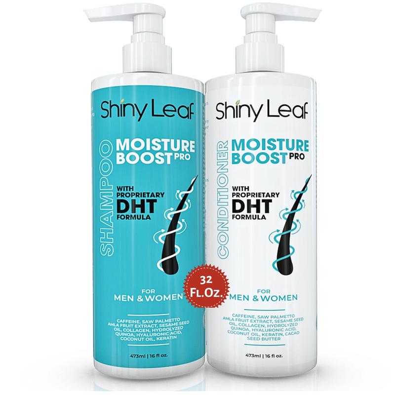 Moisture Boost Pro Shampoo and Conditioner with Proprietary DHT Formula Hydrating Moisturizing Haircare Hyaluronic any Hyaluronic Acid Comfort