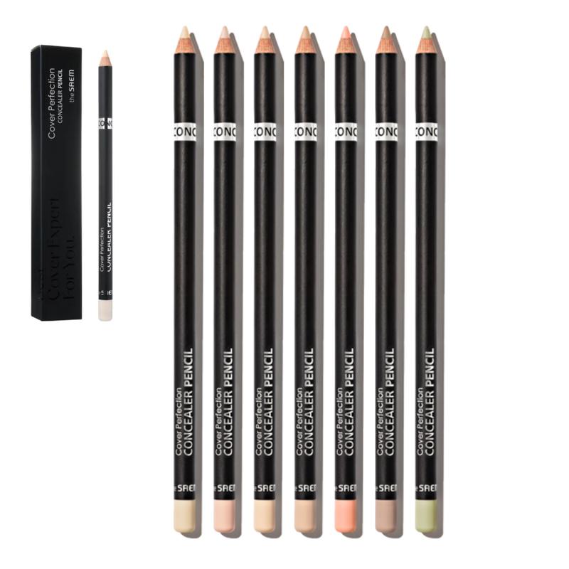 THESAEM Cover Perfection Concealer Pencil – Non Comedogenic spot Eraser - Conceal Blemish,Aging Spot,Acne&Freckle – Multi-Use Under Eye Concealer for Dark Circle,2g