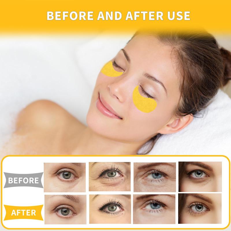 Comfort 70PCS 24K Gold Under Eye Patches - Banish Puffiness!