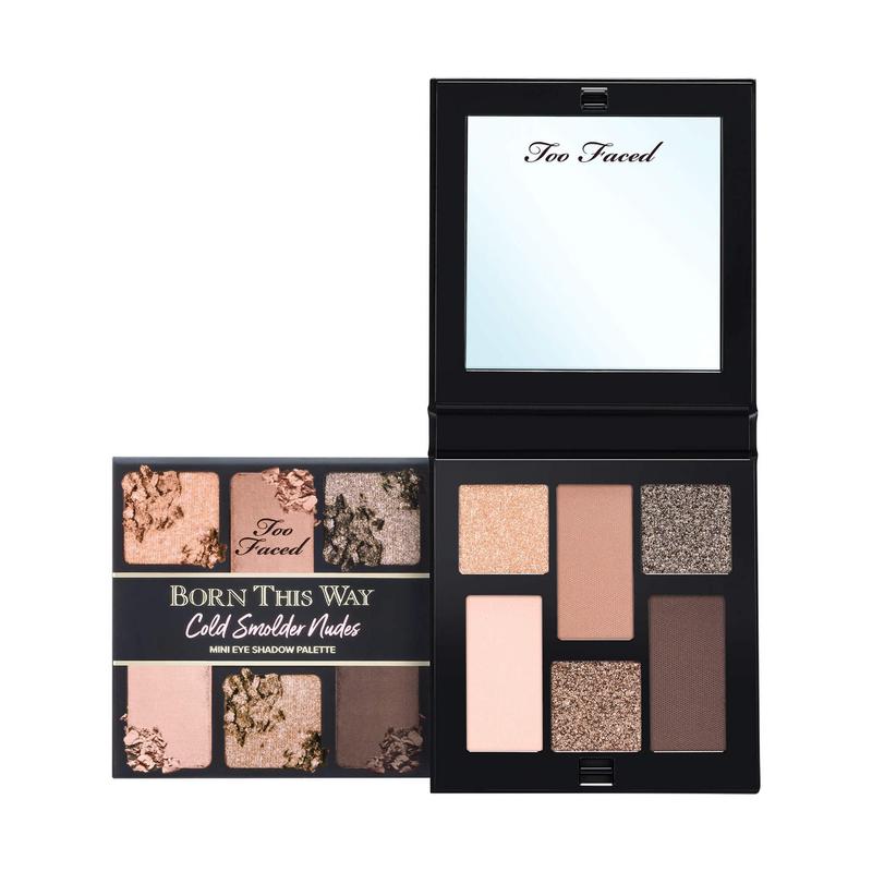 Too Faced Born This Way Natural Nudes Mini Eye Shadow Palette, High Pigment, Long-Lasting & Shimmer