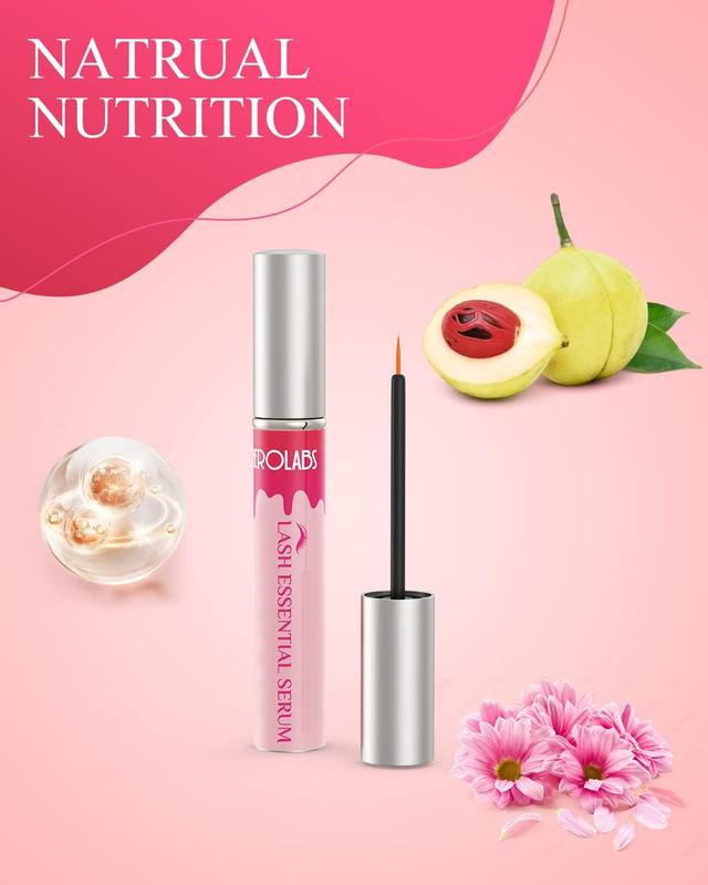 Eyelash Growth Serum, Eyelash Enhance Serum 5ML,Eyelash Care Product, Clean Formulation, No Prostaglandins