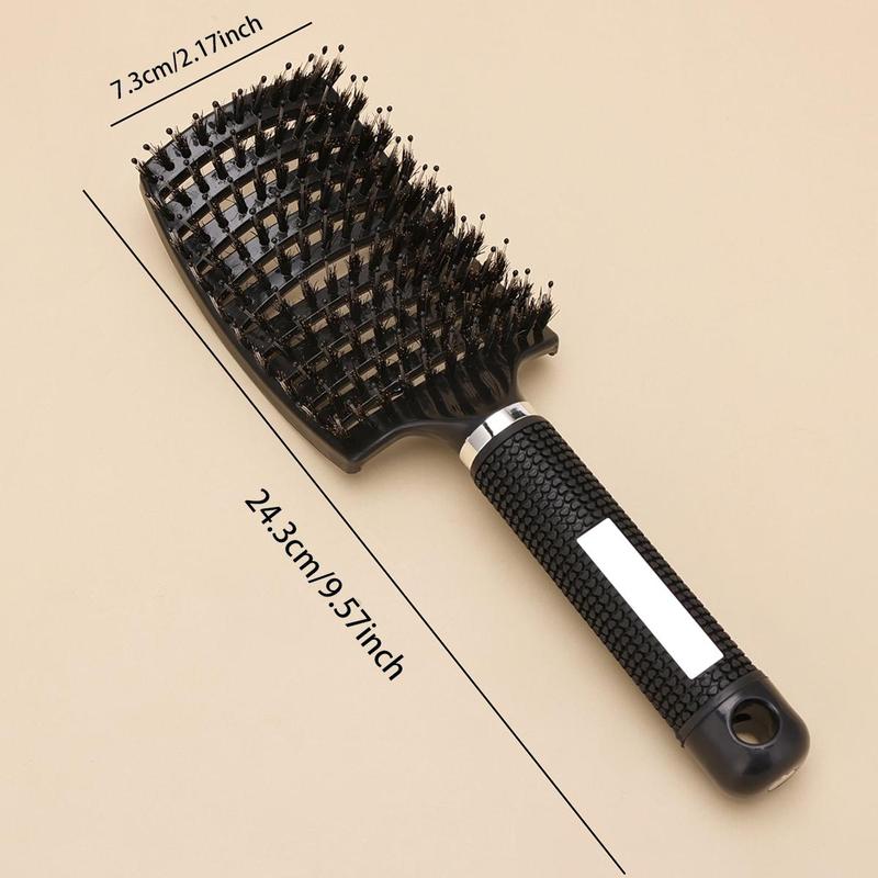 Curly Hair Detangling Brush, Plastic Hairdressing Comb, Heatless Styling Tools