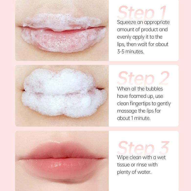 4-in-1 Lip Treatment – Bubble Balm for Makeup Removal & Nourishing Moisture