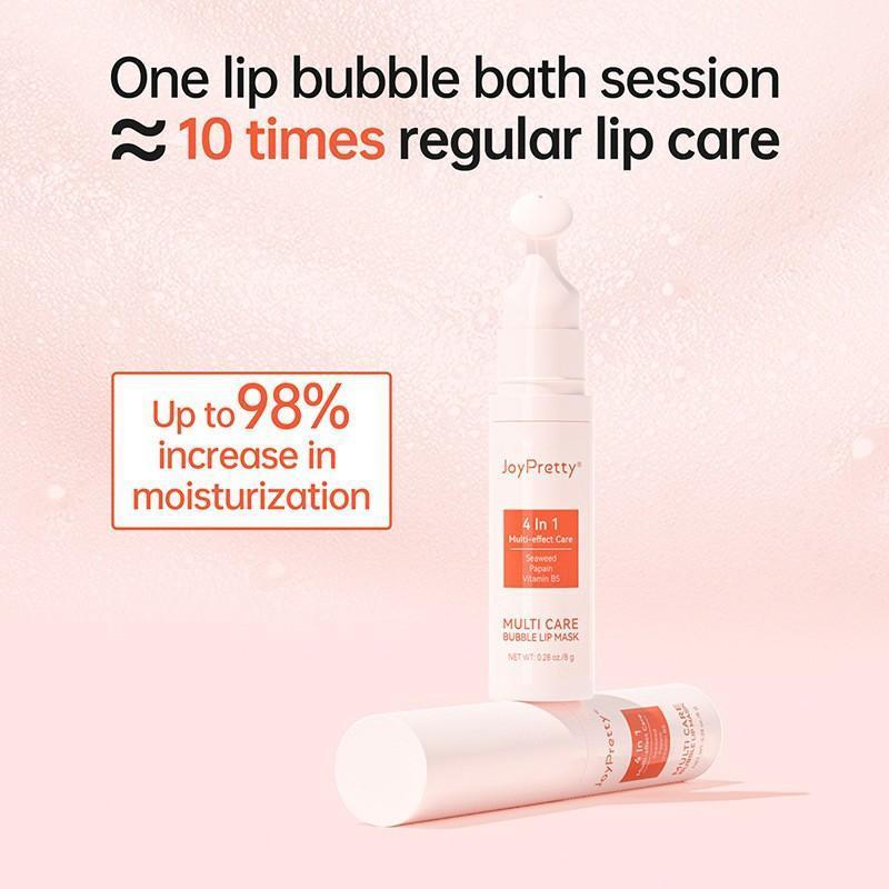 4-in-1 Lip Treatment – Bubble Balm for Makeup Removal & Nourishing Moisture