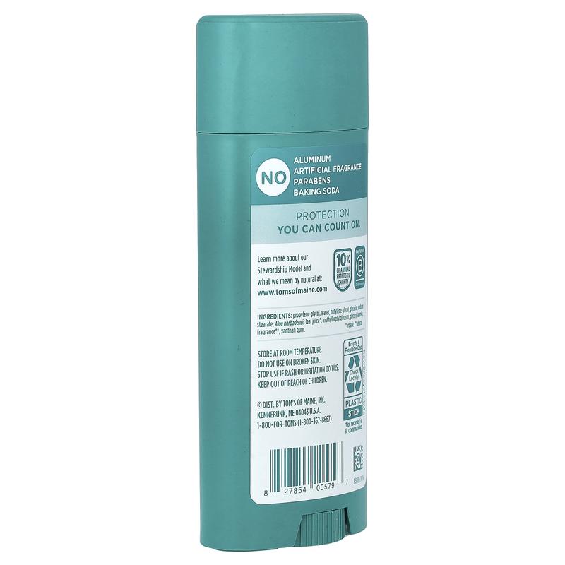 Tom's of Maine Aluminum Free Deodorant, Mountain Spring, 3.25 oz (92 g)