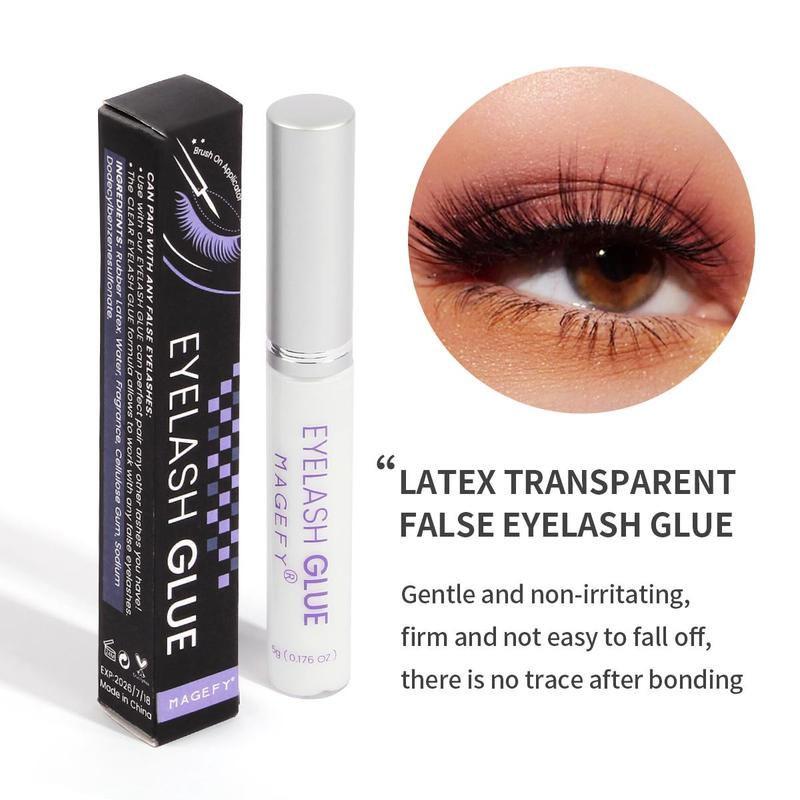 Long Lasting Eyelash Glue, Natural Lashes Glue, False Eyelashes Glue, False Eyelashes Quick-drying Glue, Eye Music Festival Christmas Makeup Accessories, Flawless Spring Cosmetic Gift, Summer Makeup Tool, Makeup Products, Lashes Glue, Lashes Clusters Glue