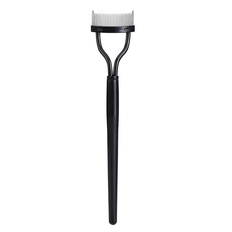 Eyelash Brush Comb With Cap, 1 Count Portable Mini Eyelash Brush, Eye Makeup Brush, Eye Makeup Tools For Daily Use