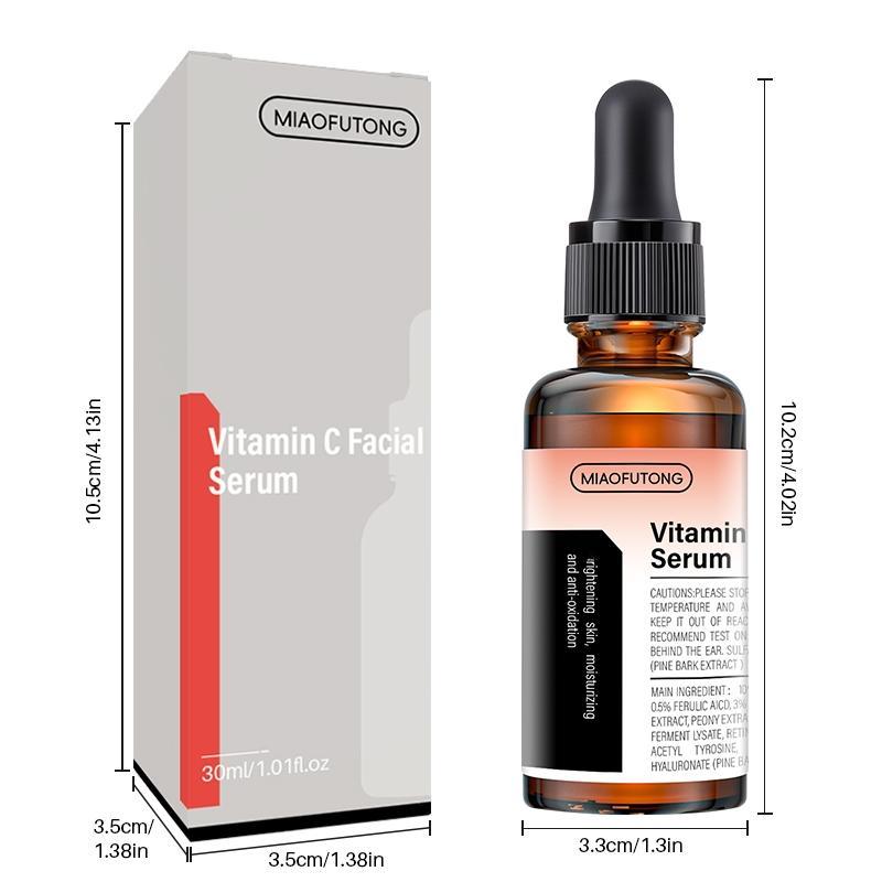 Vitamin C Facial Serum, 3 Counts Moisturizing Skin Care Serum, Hydrating Nourishing Skin Care Product for Women & Men