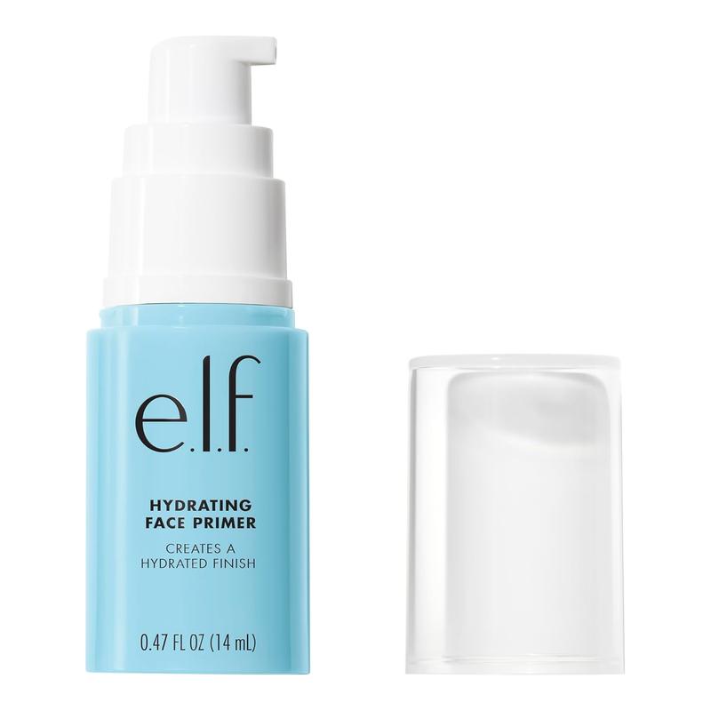 e.l.f. Hydrating Face Primer, Makeup Primer For Flawless, Smooth Skin & Long-Lasting Makeup, Fills In Pores & Fine Lines, Vegan & Cruelty-free, Small