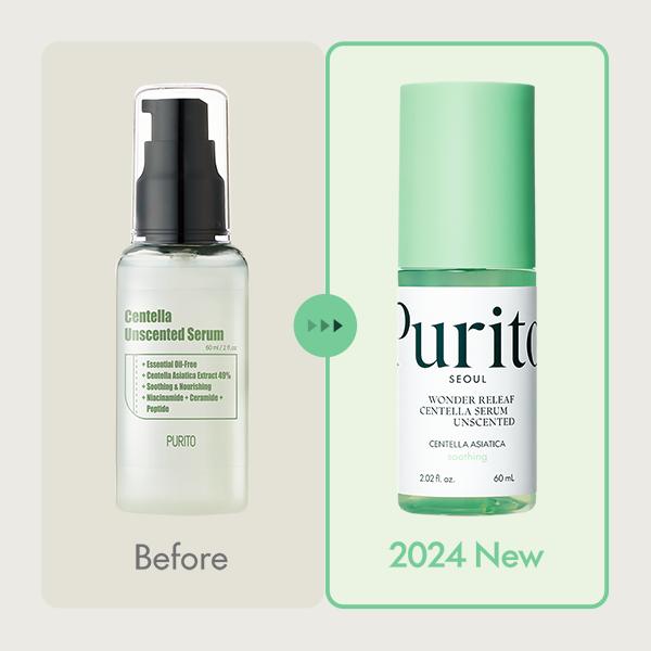 [Purito Seoul Official] BEST DUO FOR GLASS SKIN_Shop Exclusive (Centella Unscented Serum & Mighty Bamboo Panthenol Cream), Moisturizer, Vegan & Cruelty-Free, Korean Skincare